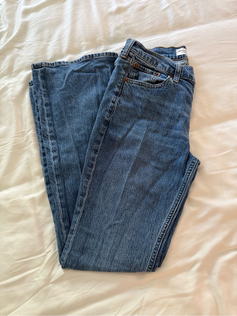 Abercrombie & Fitch Midrise Bootcut Jeans